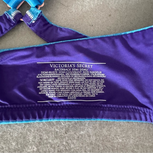 NWOT Victoria's Secret Semi Demi Racerback Bra - Picture 6 of 6